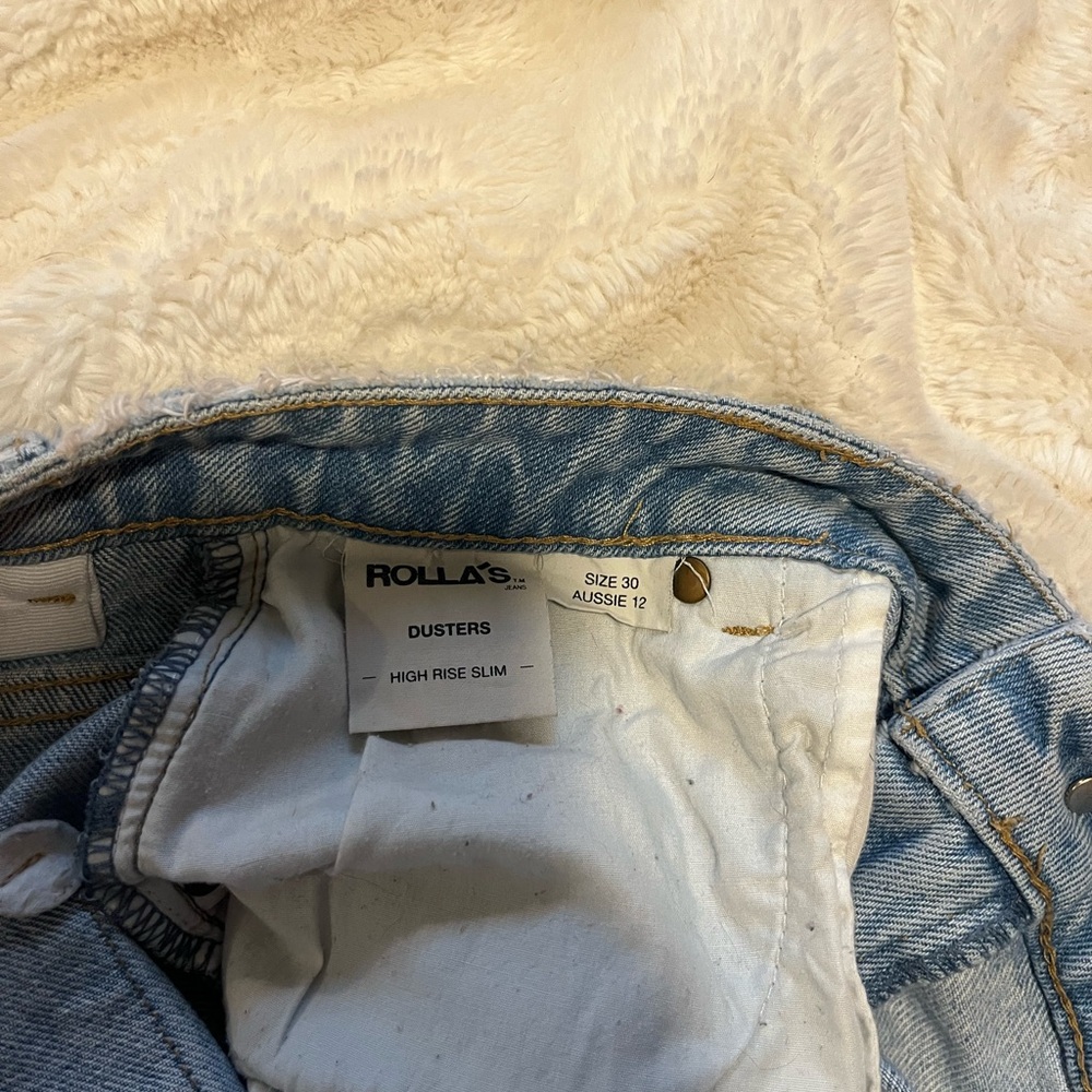 ROLLA'S Women's High Rise Light Blue Jeans - Picture 4 of 5